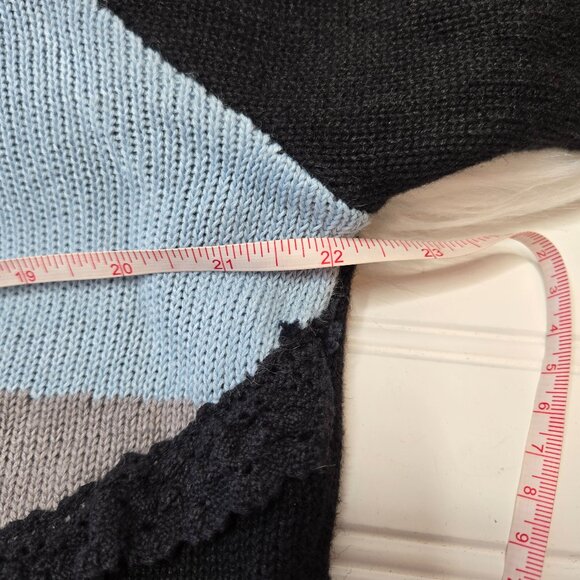 STORYBOOK KNITS Flamenco Dancers In Pink Cardigan Size L Women's Sequin Sweater - Picture 9 of 10